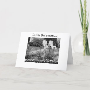 Carte ALLEZ-VOUS À ROCK-OR ROCK / ROLL SUR VOTRE "40ème"