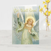Carte Allez-vous bien bientôt - Guardian Angel (Fleur jaune)