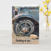 Carte Allez-y bientôt (Fleur jaune)