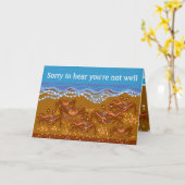 Carte Allez-y bientôt (Fleur jaune)