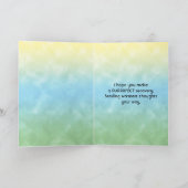 Carte Allez-y bientôt avec un chat ludique (Intérieur)