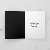 Carte Allez-y bientôt, ours en peluche (Intérieur)