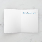 Carte Allez-y de l'équipe de hockey (Intérieur)