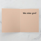 Carte Allez-y grâce de l'équipe de baseball Large (Intérieur)