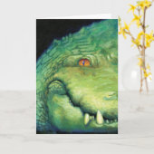 Carte Alligator (Fleur jaune)