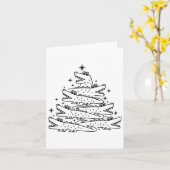 Carte Alligator Christmas Tree Swea (Fleur jaune)