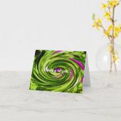 Carte Allium Abstraite Pensée De Vous (Fleur jaune)