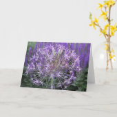 Carte Allium/Salvia (Fleur jaune)