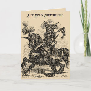 Carte Alloces Un Soldat À Tête De Lion Cracheur De Feu
