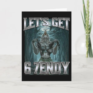 Carte Allons 6 7endy Loup Alpha Mème Drôle Humour