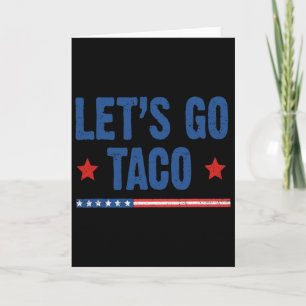 Carte Allons au Taco Chemise Allons au Taco 48