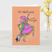 Carte Allons Boo-gie  (Fleur jaune)