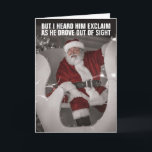 CARTE ALLONS BRANDON FUNNY SANTA CLAUS CHRISTMAS<br><div class="desc">ALLONS LES cartes Père Noël BRANDON</div>