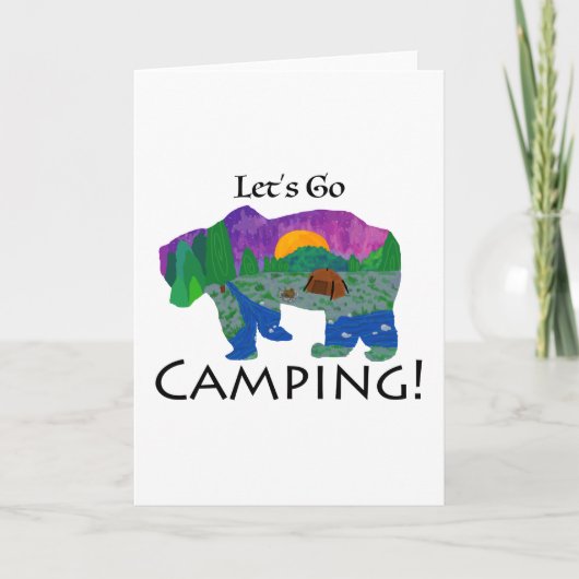 Carte Allons camper (Devant)