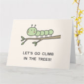 Carte Allons Grimper Dans Les Arbres ! (Fleur jaune)