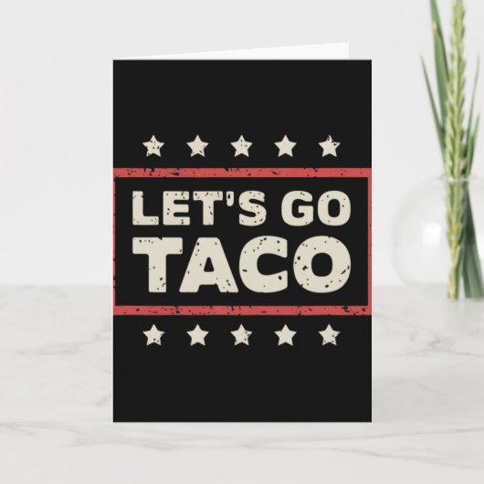 Carte Allons manger des tacos (Devant)