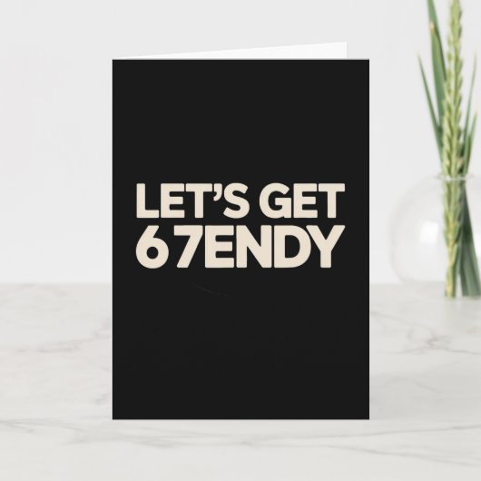 Carte Allons prendre 6 7endy 67 Six Sept  (Devant)