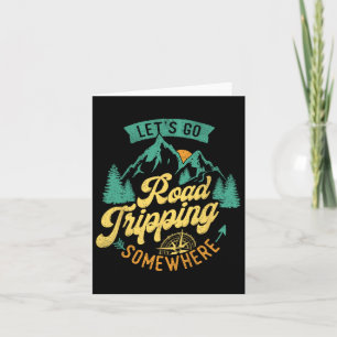 Carte Allons sur la route Tripping Quelque part Voyage s