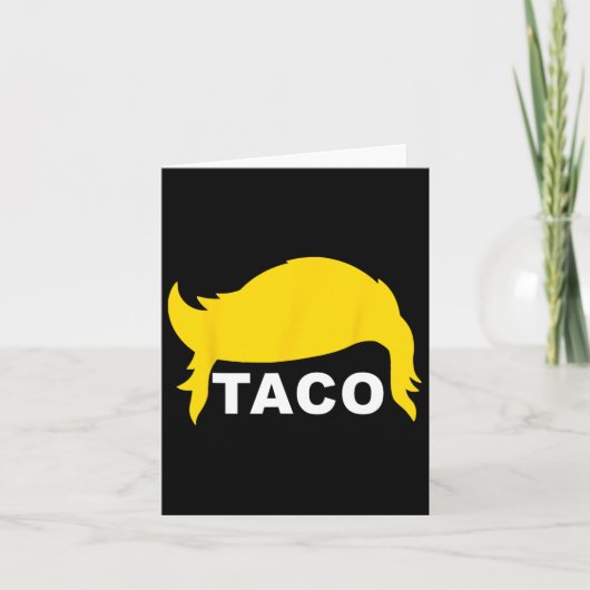 Carte Allons Taco Funny Taco Cheveux (Devant)