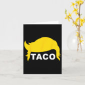 Carte Allons Taco Funny Taco Cheveux (Fleur jaune)