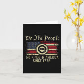 Carte Allons Taco No Kings En Amérique Depuis 1776 Ameri (Fleur jaune)