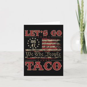 Carte Allons Taco Shirt Laisse Aller Taco