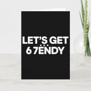 Carte Allons-y avec Sendy 67 Soixante-Sept Mème 