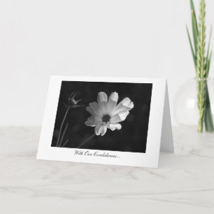 Carte Allumant le cosmos - avec nos condoléances