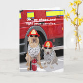 Carte Allumez Vos Bougies (Fleur jaune)