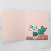 Carte Aloe My Friend Folded Greeting Card (Intérieur)