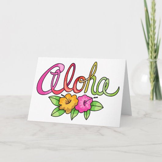 Carte Aloha (Devant)