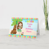Carte Aloha Brown coiffeuse (Devant)