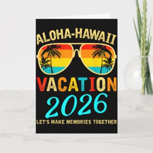 Carte Aloha hawaï 2026 famille créant des souvenirs étéA