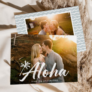 Carte Aloha Palmier 2 Photos