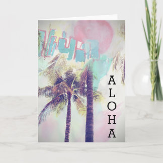 Carte Aloha salutations