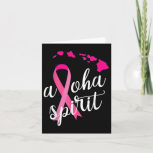 Carte Aloha Spirit Sensibilisation au cancer du sein Île