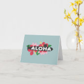 Carte Aloha Submarine Note Card (Fleur jaune)