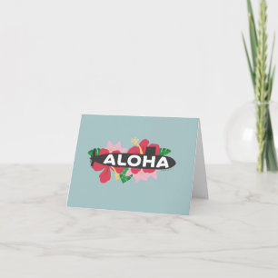 Carte Aloha Submarine Note Card
