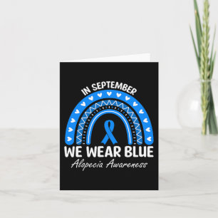 Carte Alopecia Areata Awareness Arc-en-ciel Je Porte Du