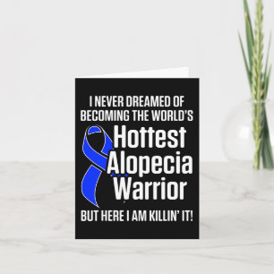 Carte Alopecia Aware Hair Loss Warrior Hottest Survi