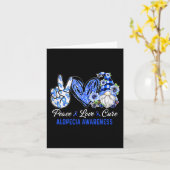 Carte Alopécie Conscience Paix Amour Cure Gnome (Fleur jaune)