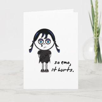 Carte alors emo girl