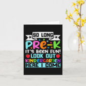 Carte Alors Long Pré-maternelle Maternelle Ici Diplômé D (Fleur jaune)