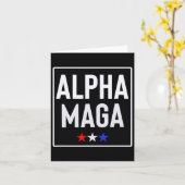 Carte Alpha Mega Trump Conception des élections 2024 (Fleur jaune)