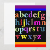 Carte Alphabet (Devant / Derrière)