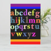 Carte Alphabet (Debout devant)