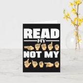 Carte Alphabet American Sing Language Asl Citation de l' (Fleur jaune)