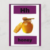 carte alphabet (avec image réelle) (Devant)