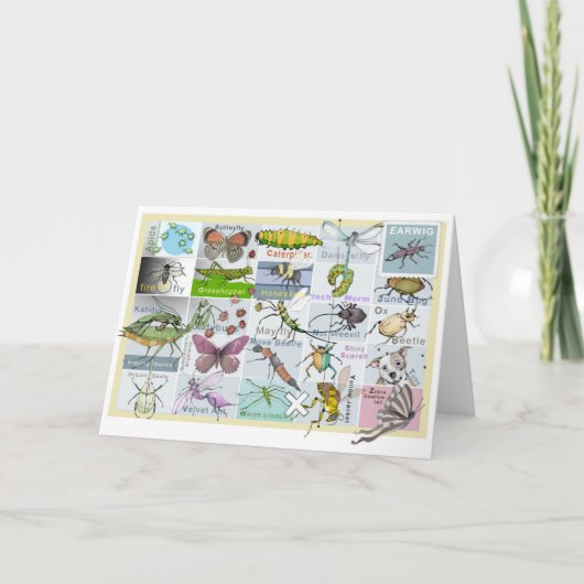 Carte Alphabet d'intersection (Devant)