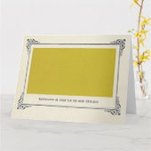 Carte Alphonse Allais, April Fools, Jaune, Art Abstrait (Fleur jaune)